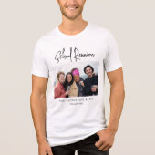 Moderne gepersonaliseerde fotoschool reünie Tri-Blend shirt (Voorkant)