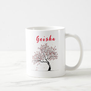 Moderne gepersonaliseerde geisha Mok