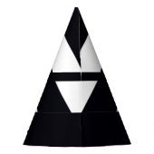 Moderne Gepersonaliseerde Gelukkige Verjaardagsnaa Feesthoedjes (Achterkant)