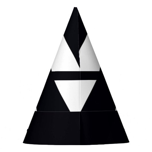 Moderne Gepersonaliseerde Gelukkige Verjaardagsnaa Feesthoedjes (Achterkant)