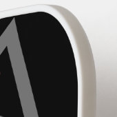 Moderne gepersonaliseerde gerepliceerde kleurnaam  pickleball paddle (Links Detail)