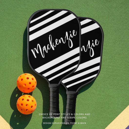 Moderne, gepersonaliseerde gestripte aangepaste kl pickleball paddle