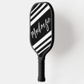 Moderne, gepersonaliseerde gestripte aangepaste kl pickleball paddle (Links)