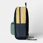 Moderne gepersonaliseerde golfspeler naam beste va bedrukte rugzak (Rechts)