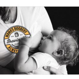 Moderne gepersonaliseerde grappige borstvoeding br trui