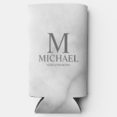 Moderne gepersonaliseerde Groomsman Seltzer Koelbo Seltzer Blikjeskoeler (Voorkant)