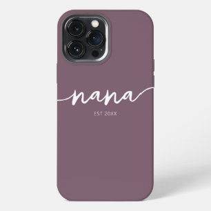 Moderne gepersonaliseerde grootmoeder Moederdag Gi iPhone 13 Pro Max Hoesje