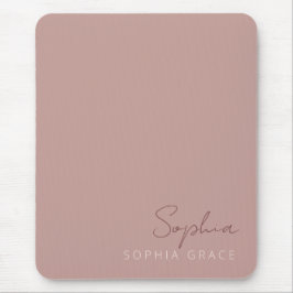 Moderne gepersonaliseerde handgeschreven scriptie  muismat