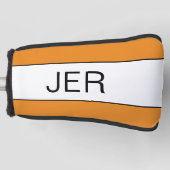 Moderne Gepersonaliseerde Initialen Monogram Sinaa Golfheadcover (Voorkant)