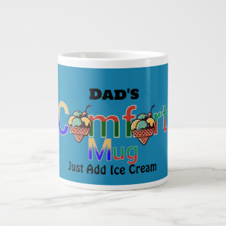 Moderne gepersonaliseerde kleur humor papa's comfo grote koffiekop