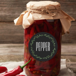 Moderne gepersonaliseerde kruidenpotten etiketten 