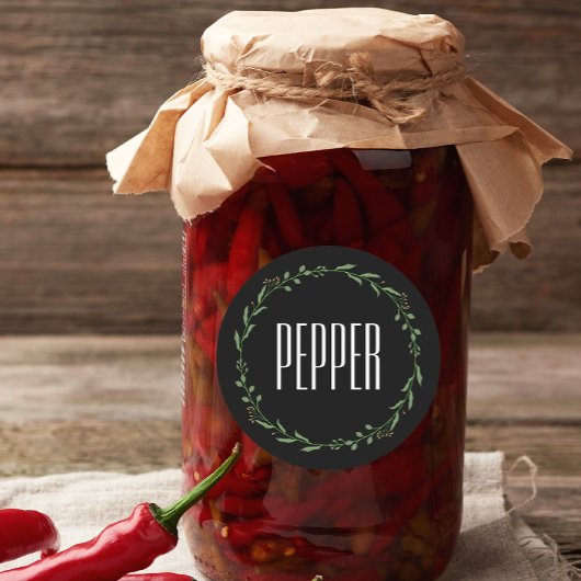 Moderne gepersonaliseerde kruidenpotten etiketten 