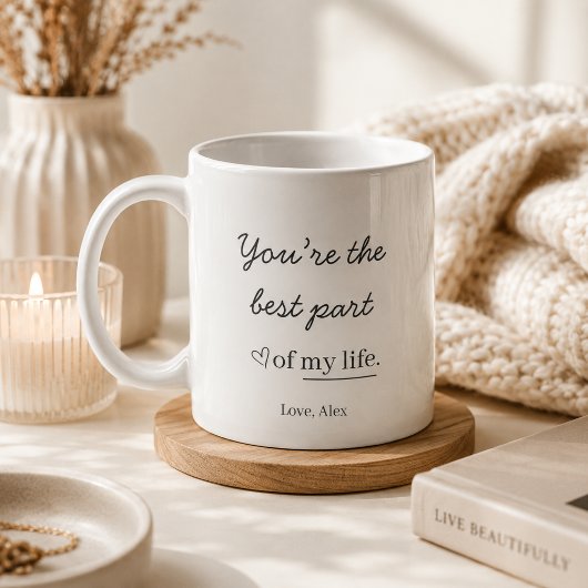 Moderne Gepersonaliseerde Liefdesmok Koffiemok