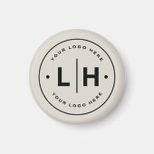 Moderne gepersonaliseerde Logo-business Magneet (Voorkant)