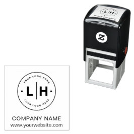 Moderne gepersonaliseerde Logo-business Zelfinktende Stempel