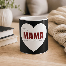 Moderne Gepersonaliseerde Mama Hart Mok