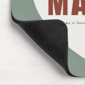 Moderne Gepersonaliseerde Mama Hart Muismat (Hoek)