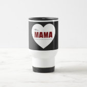 Moderne Gepersonaliseerde Mama Hart Reisbeker (Center)