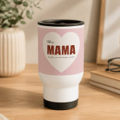 Moderne Gepersonaliseerde Mama Hart Reisbeker