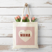 Moderne Gepersonaliseerde Mama Hart Tote Tas