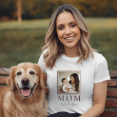 Moderne Gepersonaliseerde Moeder Foto T-Shirt Cade