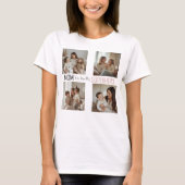 Moderne Gepersonaliseerde Moeder Superheld Foto Co T-shirt (Voorkant)