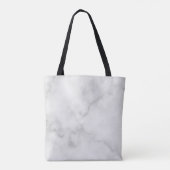 Moderne Gepersonaliseerde Monogram en Naam Boodsch Tote Bag (Achterkant)