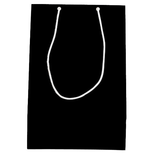 Moderne gepersonaliseerde monogram en naambordjes medium cadeauzakje (Achterkant)