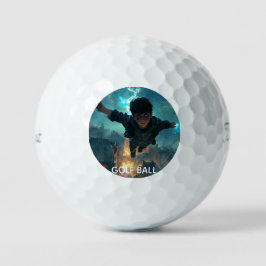 Moderne gepersonaliseerde monogram grafische golfb golfballen