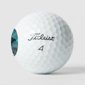Moderne gepersonaliseerde monogram grafische golfb golfballen (Logo)