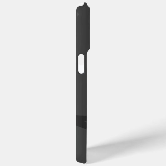 Moderne Gepersonaliseerde Monogram Grijs Case-Mate iPhone Case (Achterkant / Rechts)