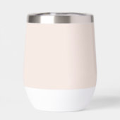 Moderne gepersonaliseerde Monogrammed Blush Roze (Achterkant)