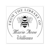 Moderne gepersonaliseerde naam Bee uit de biblioth Zelfinktende Stempel (Design)