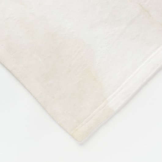 Moderne gepersonaliseerde naam goud effect marmer fleece deken (Hoek)