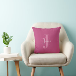 Moderne gepersonaliseerde naam Initiaal Monogram G Kussen