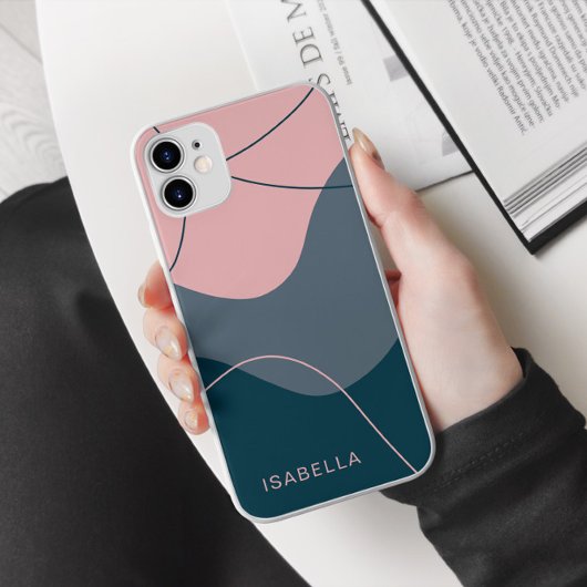 Moderne Gepersonaliseerde Naam iPhone Hoesje