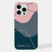 Moderne Gepersonaliseerde Naam iPhone Hoesje (Achterkant)