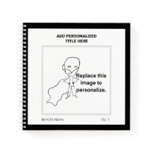 Moderne Gepersonaliseerde Naam Monogram Kinderen K