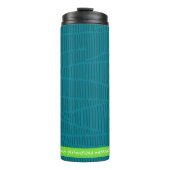 Moderne Gepersonaliseerde Naam Thermische Tumbler Thermosbeker (Voorkant)