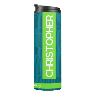 Moderne Gepersonaliseerde Naam Thermische Tumbler Thermosbeker