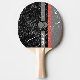 Moderne gepersonaliseerde naam Witte  nood Tafeltennisbatje