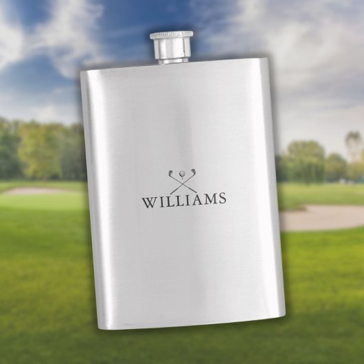 Moderne gepersonaliseerde naamgolfclubs flacon