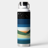Moderne gepersonaliseerde Night Sky Quilt Voeg tek Waterfles (Achterkant)