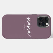 Moderne gepersonaliseerde oma Moederdag cadeau iPhone Hoesje (Achterkant horizontaal)