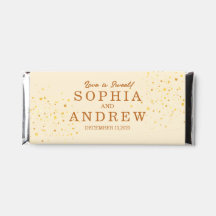 Moderne gepersonaliseerde paar gouden glitter naam