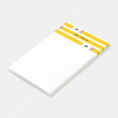 Moderne Gepersonaliseerde Potloodleraar Post-it® Notes (Schuin)