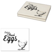 Moderne gepersonaliseerde rustieke Boerderij naam  Rubberstempel (Gestempeld)