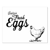 Moderne gepersonaliseerde rustieke Boerderij naam  Rubberstempel (Afrduk)