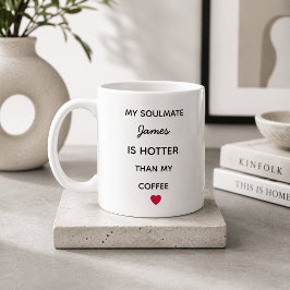 Moderne Gepersonaliseerde Soulmate Koffiemok