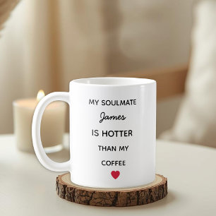 Moderne Gepersonaliseerde Soulmate Koffiemok